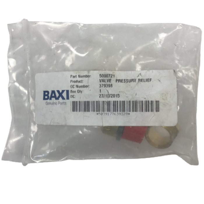 Baxi 5000721 Pressure Relief