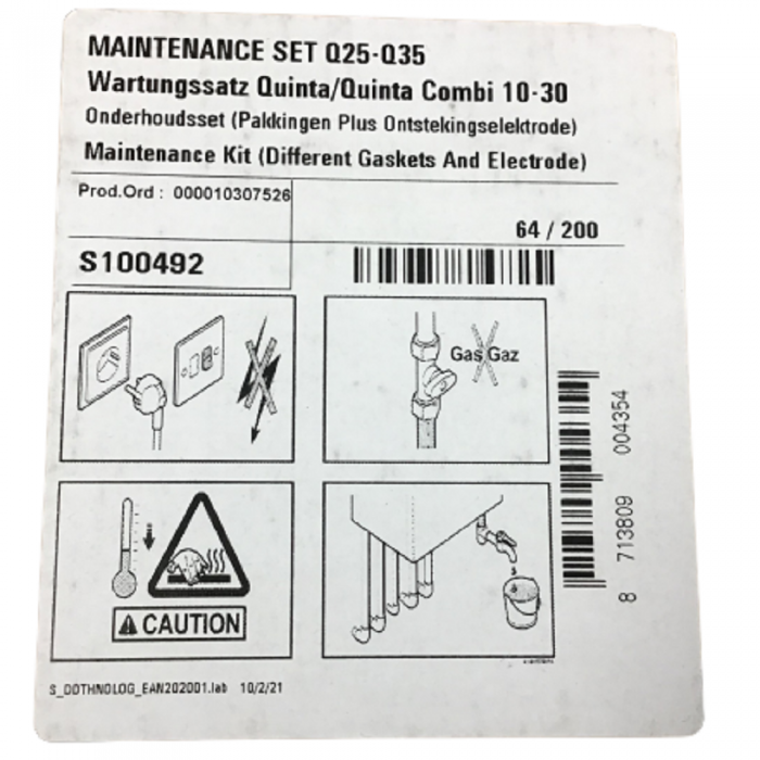 Remeha S100492 Maintenance Kit