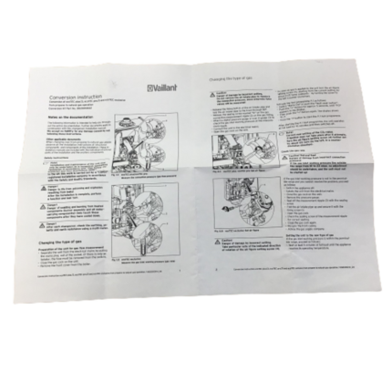 Vaillant Ecotec Plus VU VUW Conversion Set 0020010642