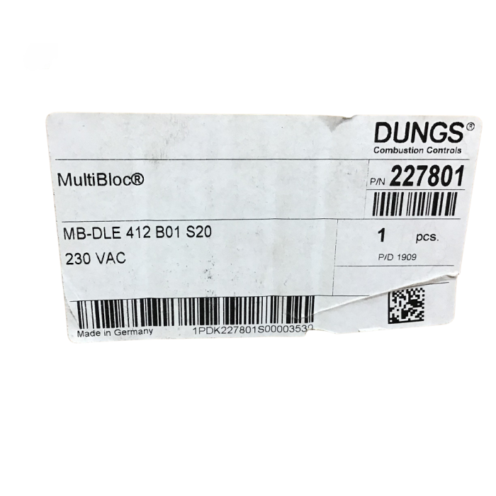 Dungs MB-DLE 412 B01 S20 Multibloc Gas Valve 227801 