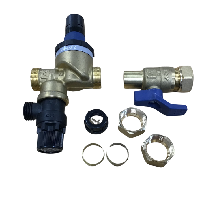 22mm with Stop Cock and Integrated Pressure Relief Valve 3/8 Bar 95605869 218-388-0022