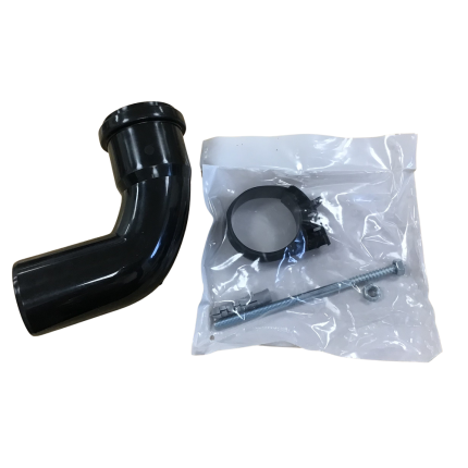 Vaillant Elbow Black 20219543 - VTK 87 Degree