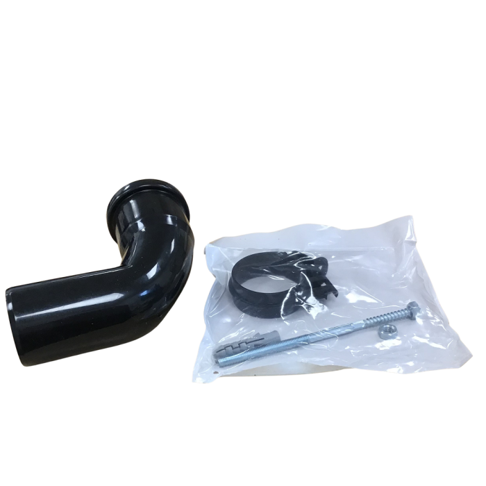 Vaillant Elbow Black 20219543 - VTK 87 Degree