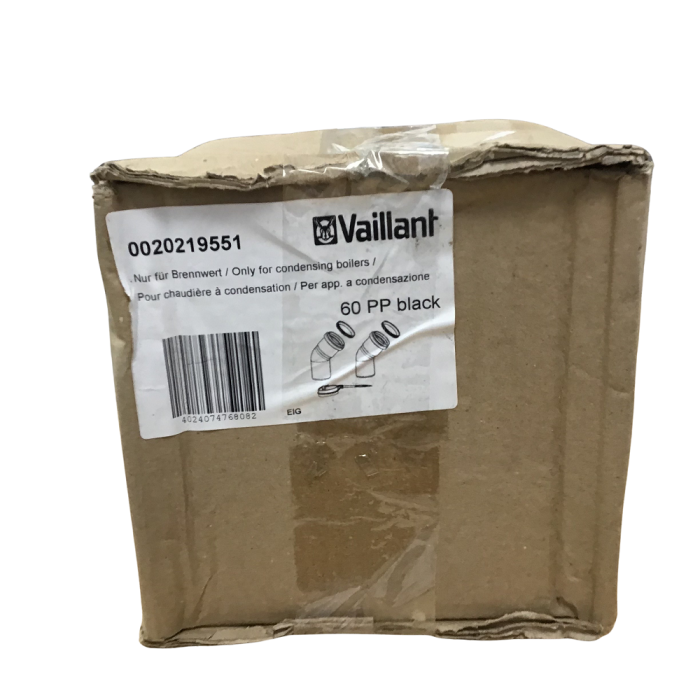 Vaillant 45 Deg ( Degrees ) Black x 2