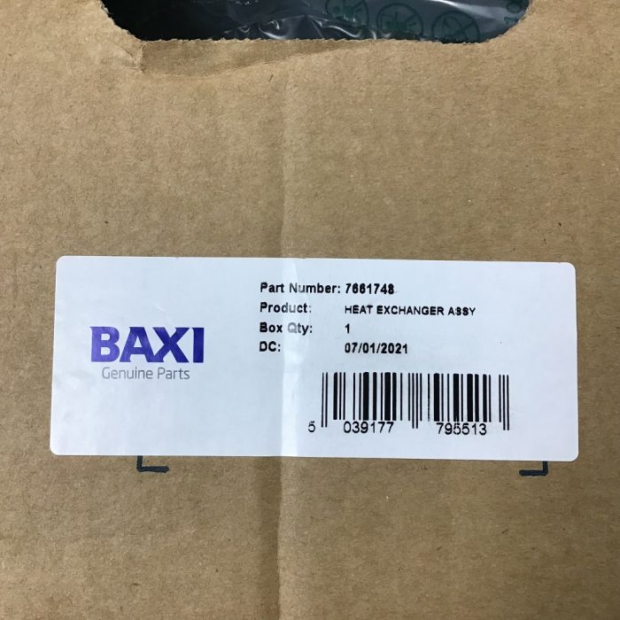 Baxi 7661748 Main Heat Exchanger