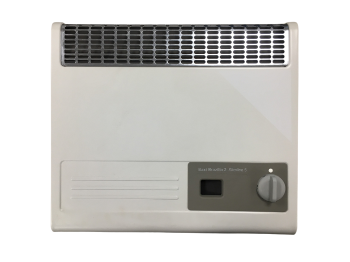 Baxi Valor 243881 Brazilia 2 Slimline 5 Wall Heater Outer Case Grey Without Heat Shield