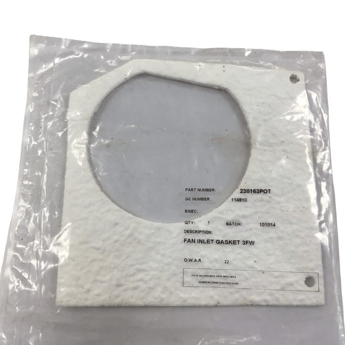 Potterton Suprima 3FW Fan Inlet Gasket 238163POT